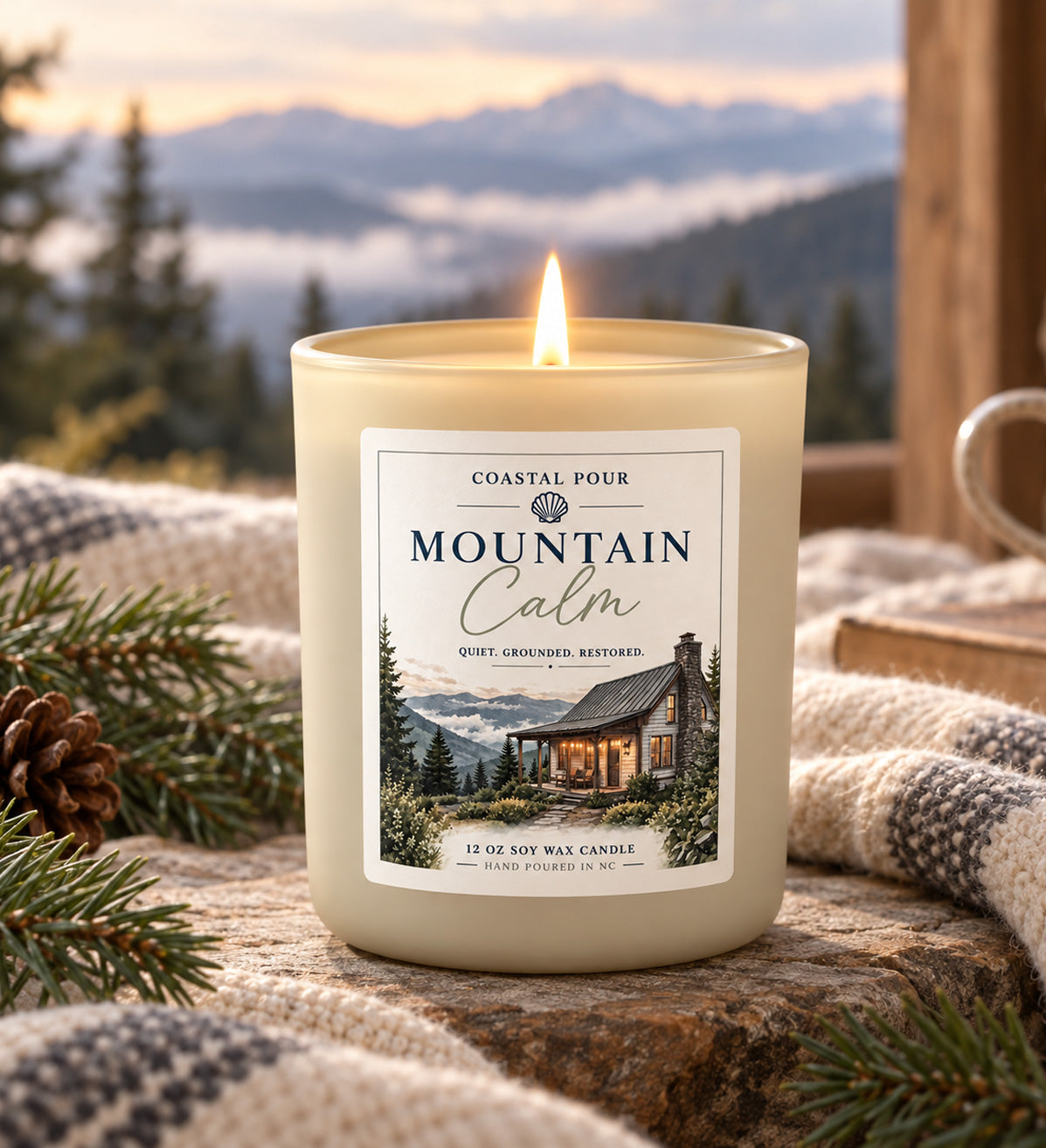 Mountain Calm 8 Oz Candle