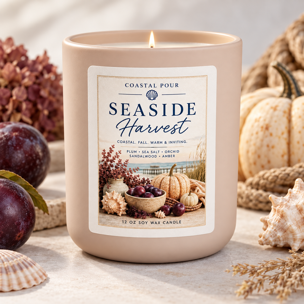 Seaside Harvest 12 Oz Candle