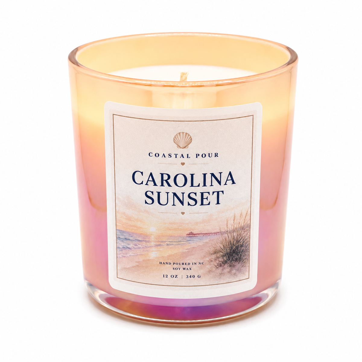 Carolina Sunset 12 Oz Candle
