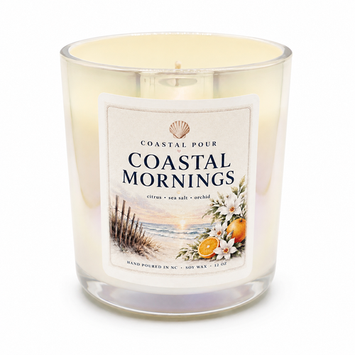 Coastal Mornings 12 Oz Candle