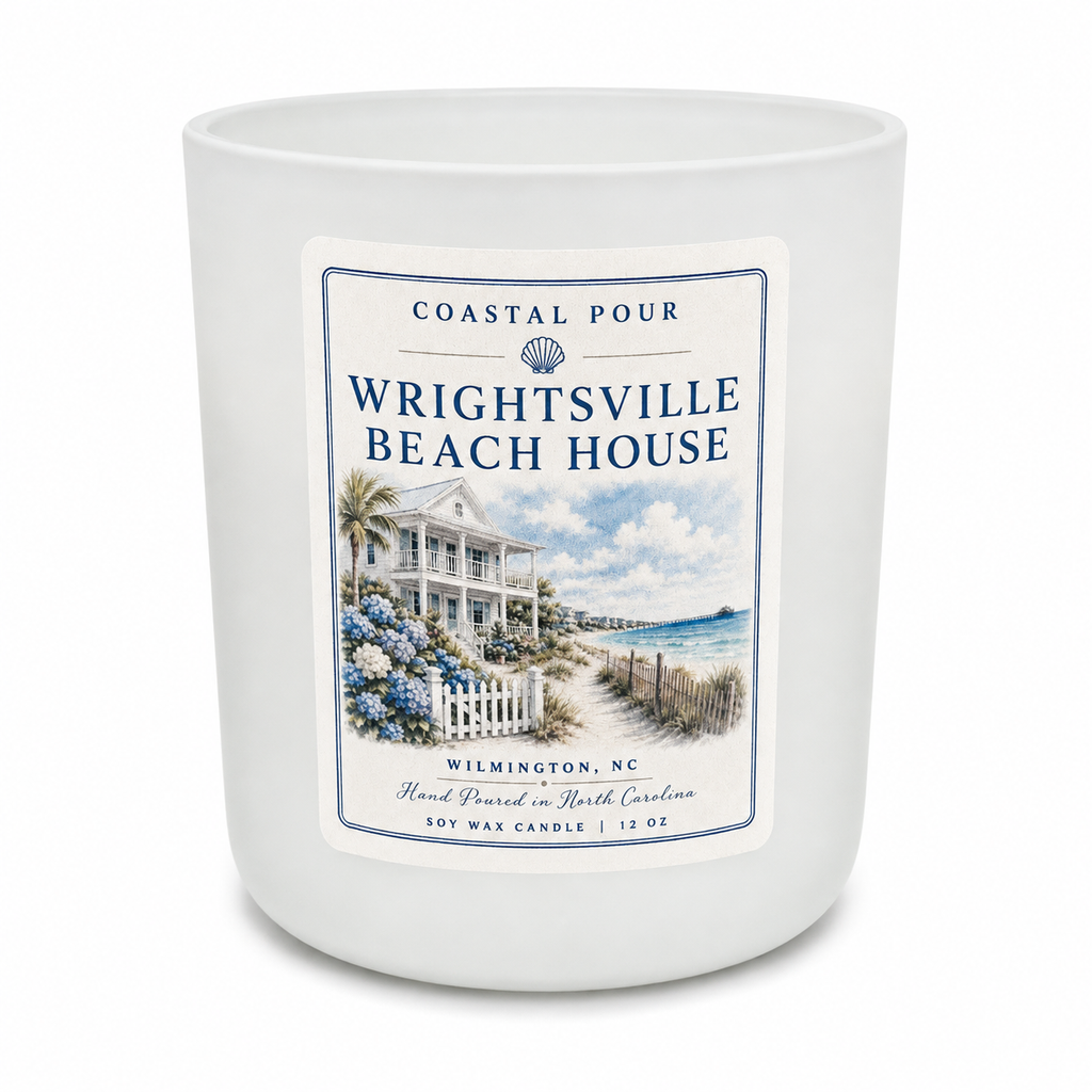 Wrightsville Beach House 12 Oz Candle