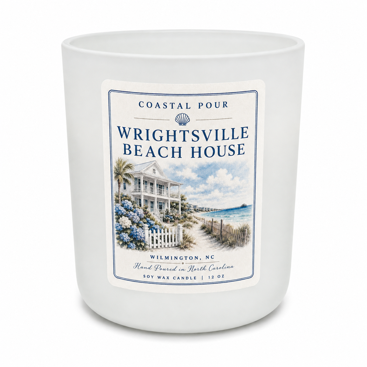 Wrightsville Beach House 12 Oz Candle