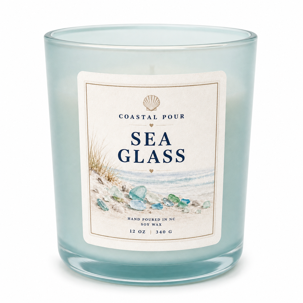Sea Glass 12 Oz Candle