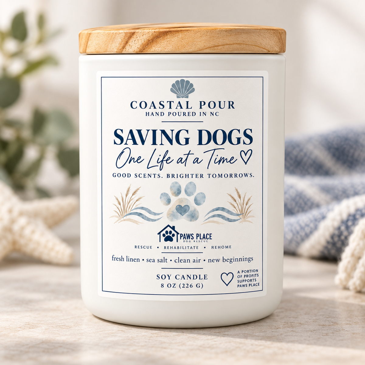 Paws Place 8 Oz Candle